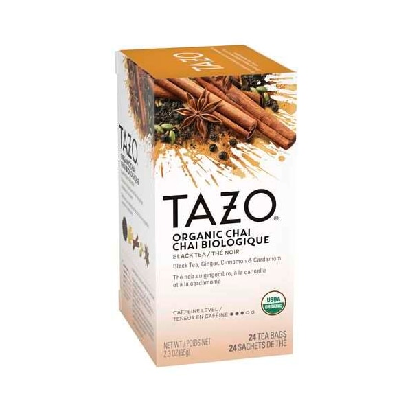 Tazo Tazo Organic Chai Tea Bag, PK144 00794522210107 Zoro